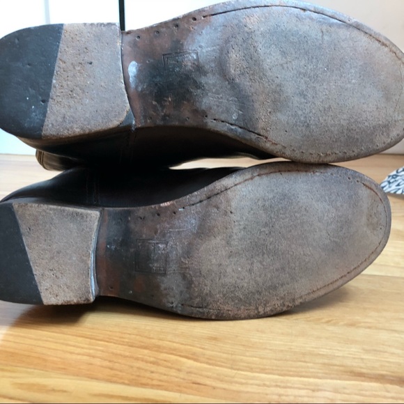FRYE Melissa Button Boots - Dark Brown - 8.5 - Picture 5 of 7